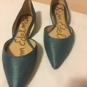 TEAL SILK EDELMAN FLATS